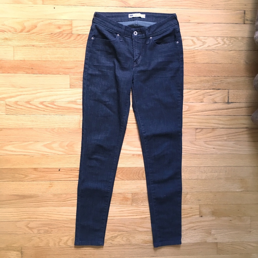 Levi's Jean Leggings - Dark Blue, Size 6/4